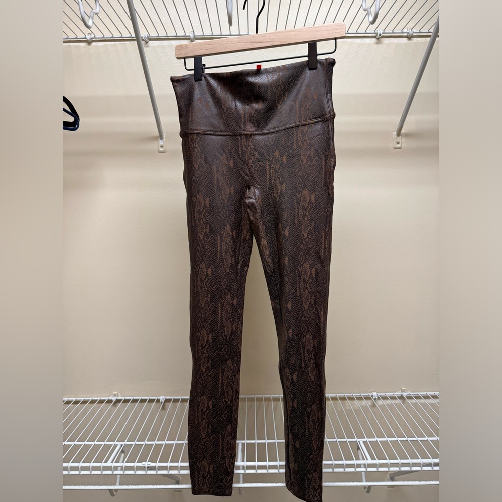 Spanx faux leather leggings